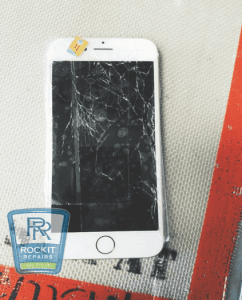 iphone 6 with cracked screen