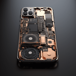 Internal part of an iphone repair