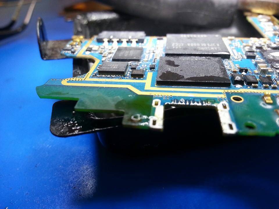 S3 charging port with original s3 port already desoldered